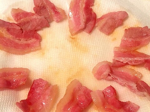 簡単!電子レンジでちょっとしっとりベーコン